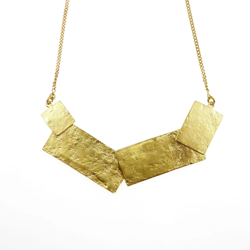 Naszyjnik pozłocony handmade.