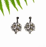 Drzewko szczęścia - kolczyki srebrne