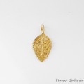 Wisiorek - Liść L9 pozłocony