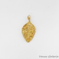 Wisiorek - Liść L9 pozłocony