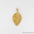 Wisiorek - Liść L9 pozłocony