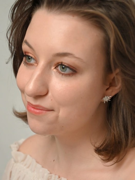 Klipsy srebrne.