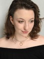 pozłacane kolczyki