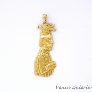 Wisiorek srebrny pozłacany - Apacz złoty