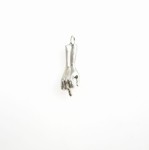 Zawieszka srebrna Fuck off