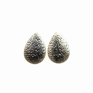 Kolczyki łezki srebrne.