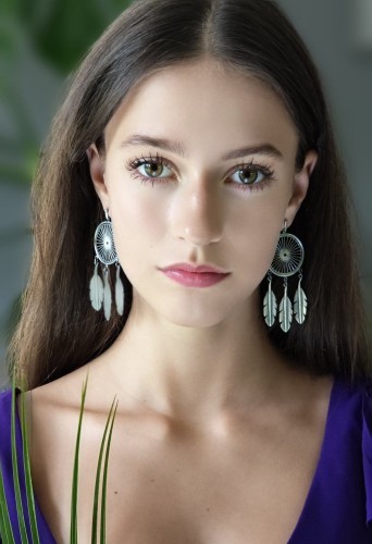 Kolczyki  z łapaczami.