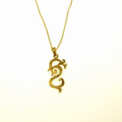 Malutka zawieszka pozłacana.