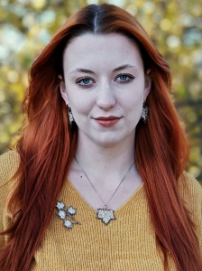 Gałązka klonu broszka.