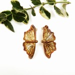 Dusza Nocy - kolczyki z dużymi Ćmami tęczowymi