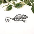 Kameleon mały broszka.