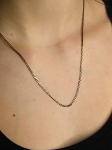 Łańcuszek pancerka brązowy  2 mm  długość do wyboru 40-75 cm