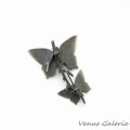 Broszka - Butterfly II gray
