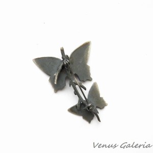 Broszka - Butterfly II gray