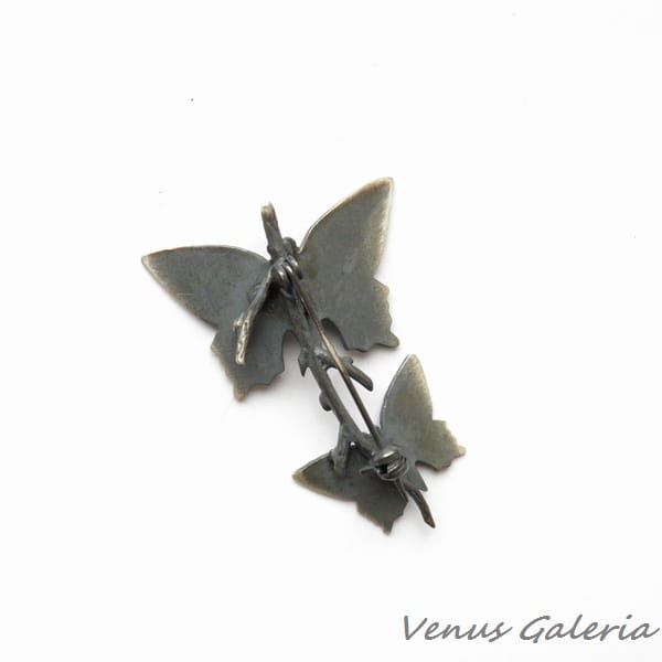 Broszka - Butterfly II gray