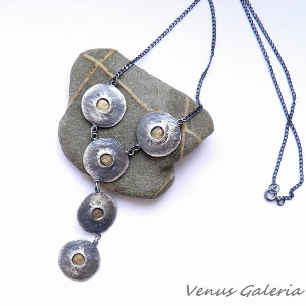Naszyjnik srebrny - Jowisz mały II