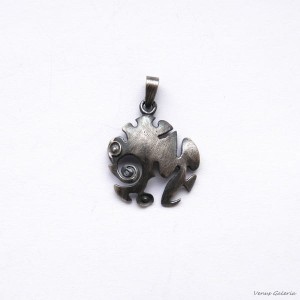 Zawieszka srebrna- Gray modern