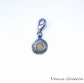 Charm srebrny oksydowany - Jowisz mini