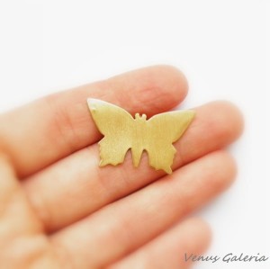 Wisiorek - Big Butterfly gold