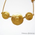 Naszyjnik srebrny - Jowisz złoty
