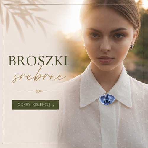 Broszki srebrne